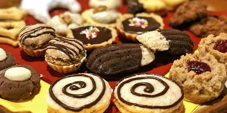 250 g či 1 kg vánočního cukroví ze Šiklova mlýna: krémové, marmeládové i neplněné