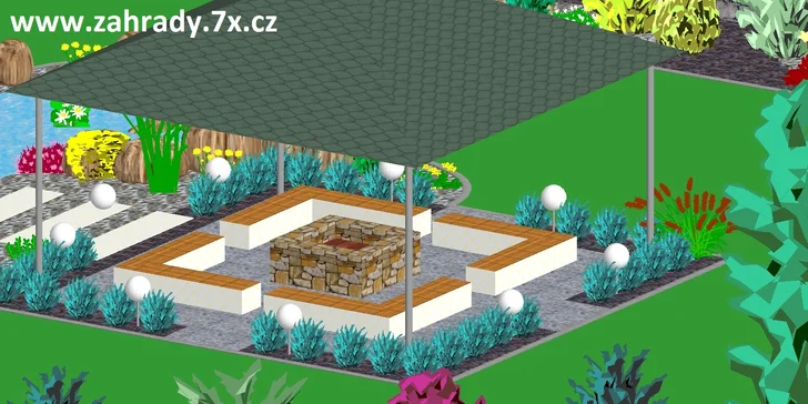 Okolí domu jako ze žurnálu: vizualizace zahrady od zkušených architektů