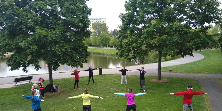 Cvičení venku na čerstvém vzduchu: 1 až 6 skupinových lekcí