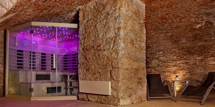 Privátní wellness jen pro vás dva: infrasauna, párová masáž i občerstvení