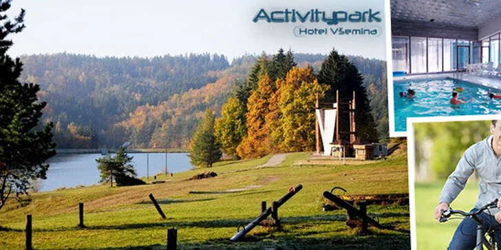 3 dny odpočinku pro dva v Activitypark Hotelu Všemina