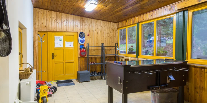 Pronájem luxusní horské chaty (24 lůžek) u SKI areálu Klepáčov - Jeseníky