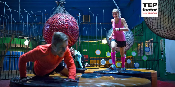 Dobrodružná týmová hra TEPfactor: zábava inspirovaná TV show Pevnost Boyard