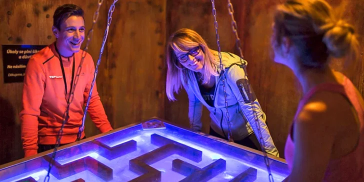 Dobrodružná týmová hra TEPfactor: zábava inspirovaná TV show Pevnost Boyard