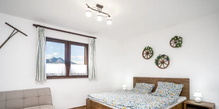 Kouzelný pobyt v pohádkové chaloupce s výhledem na Vysoké Tatry: až pro 6 dospělých