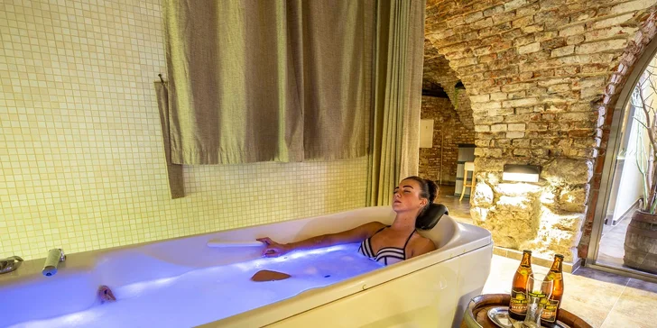 4* pobyt u pivovaru Černá Hora: snídaně i večeře, neomezený wellness, pivní lázně i masáže