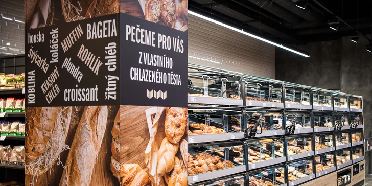 Poukazy na celý sortiment supermarketů a bister DELMART v hodnotě 200, 500 a 1000 Kč