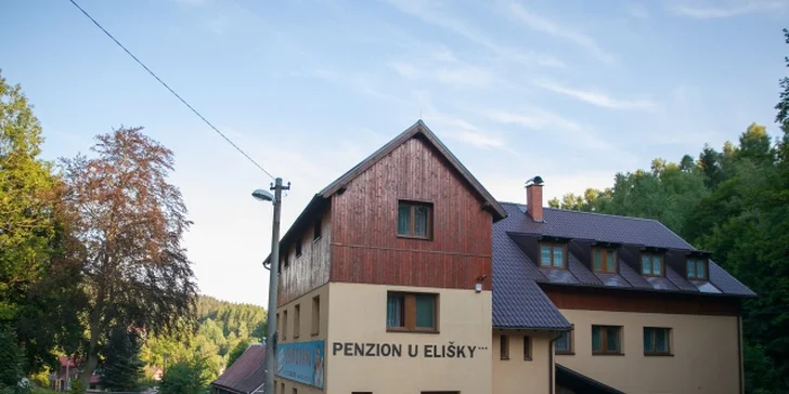 Parádní pobyt v Jizerkách: dovolená v Bedřichově s polopenzí