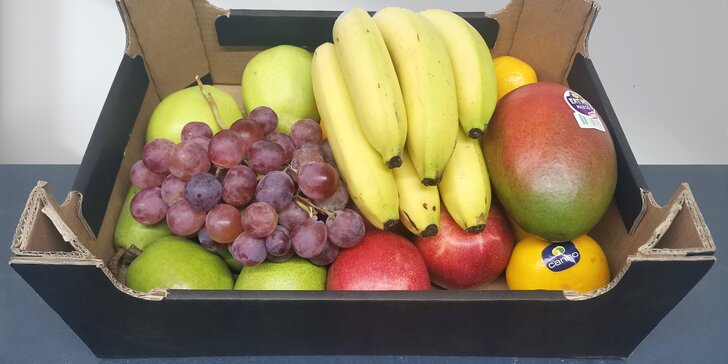 5–9 kg ovoce a zeleniny až k vám domů: převážně lokální dodavatelé, rozvoz do 30 km od Prahy