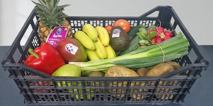 5–9 kg ovoce a zeleniny až k vám domů: převážně lokální dodavatelé, rozvoz do 30 km od Prahy