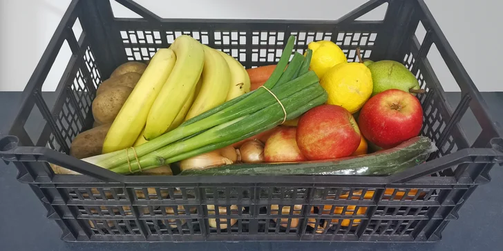 5–9 kg ovoce a zeleniny až k vám domů: převážně lokální dodavatelé, rozvoz do 30 km od Prahy