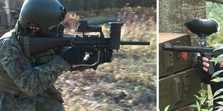 Přijďte si užít 3 hodiny paintballu na hřiště v Kroměříži