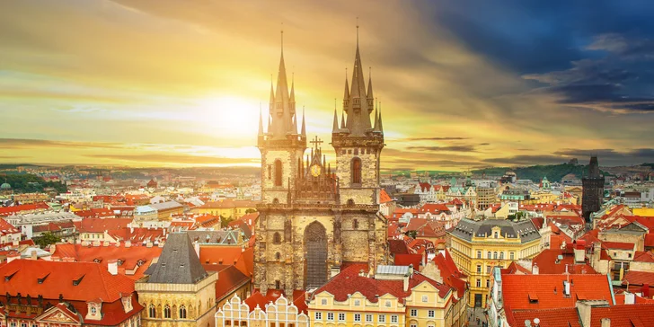 Designový hotel na dohled od Pražského hradu: moderní pokoj a snídaně
