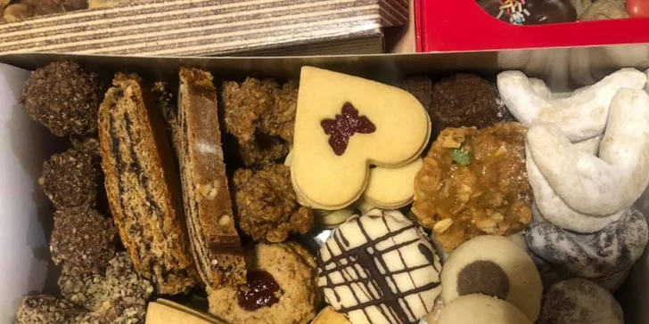 250 g či 1 kg vánočního cukroví ze Šiklova mlýna: krémové, marmeládové i neplněné