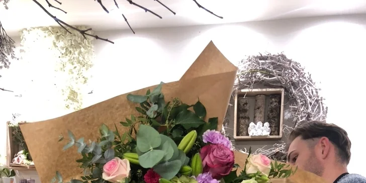 Uvažte si originální kytici: 90minutový floristický workshop