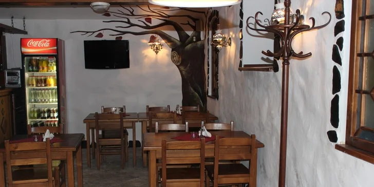 350g Steak ze žraloka + 200g příloha