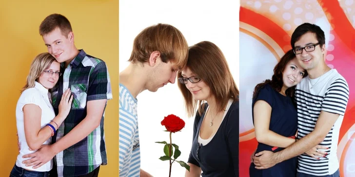Romantické foto pro zamilované páry