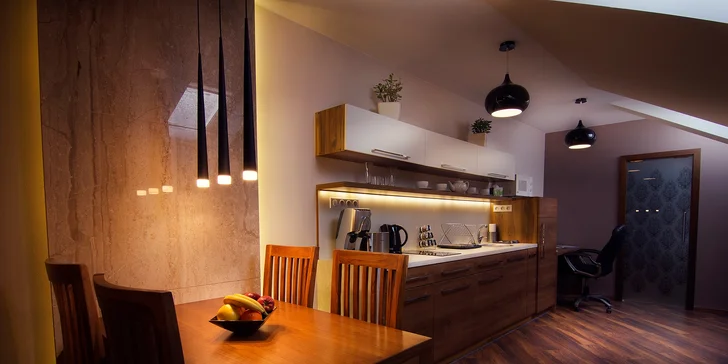 Luxusní apartmány v centru Košic se snídaní i soukromou vířivkou a saunou