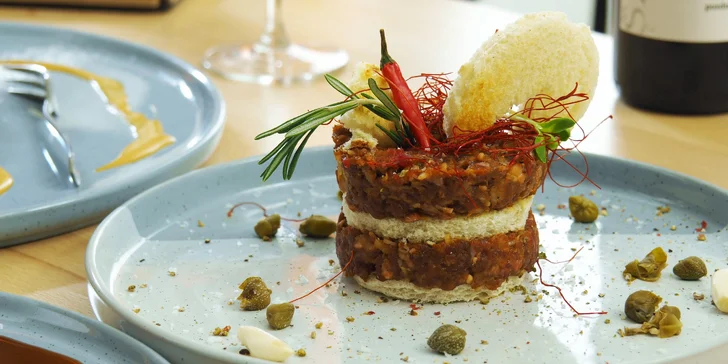 3chodové menu: vyzrálé hovězí plemene Black Angus z českého chovu