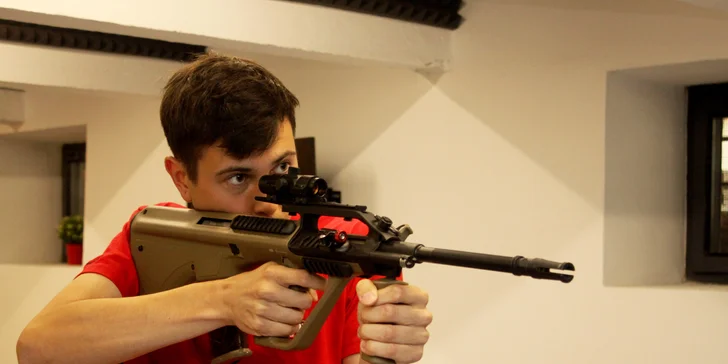 Palba na střelnici Don Shot: 3 zbraně, 30 nábojů a střelba s instruktorem