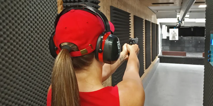 Palba na střelnici Don Shot: 3 zbraně, 30 nábojů a střelba s instruktorem