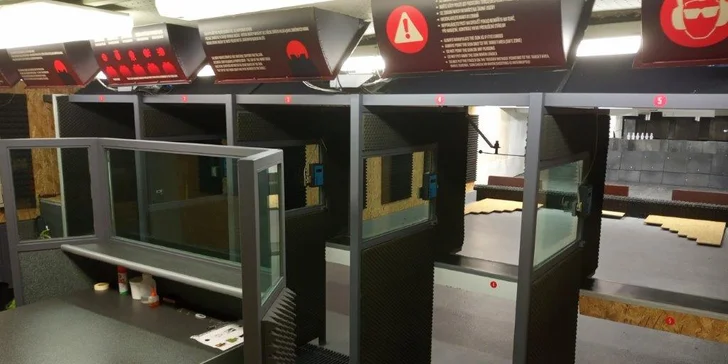 Palba na střelnici Don Shot: 3 zbraně, 30 nábojů a střelba s instruktorem