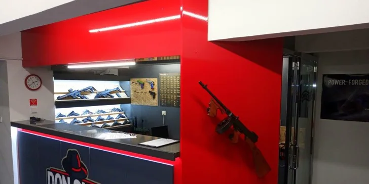 Palba na střelnici Don Shot: 3 zbraně, 30 nábojů a střelba s instruktorem