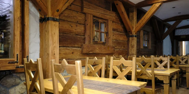 Degustační menu s pštrosím masem i 2hodinový vstup do wellness pro 2 osoby