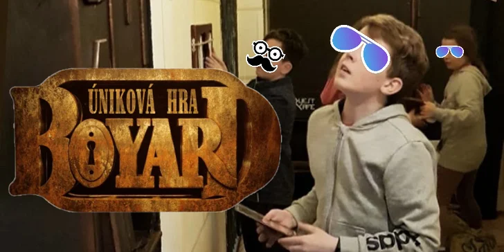 Úniková hra Pevnost Boyard a posezení v kavárně s hlavolamy