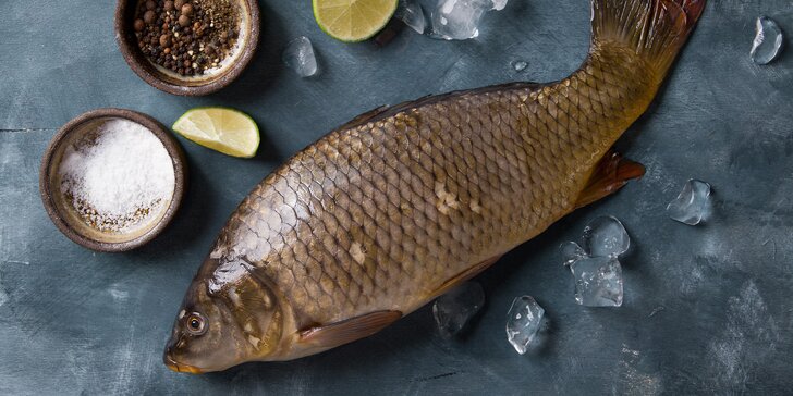 Prodej ryb čerstvě vylovených ze sádek: 1 kg pstruha či kapra