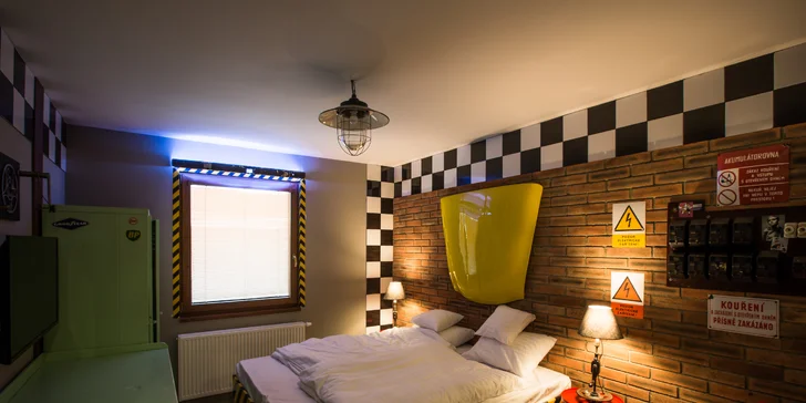 Co pokoj, to originál: pobyt v designovém hotelu v Ostravě, snídaně či polopenze i prohlídka pivovaru