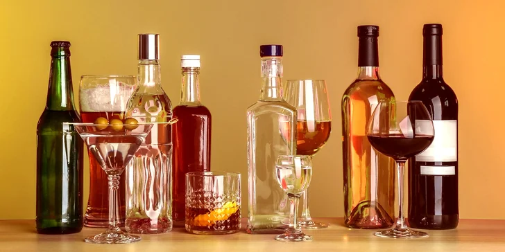 Otevřené vouchery na rozvoz alkoholu: rum, gin, pivo i vodka nebo sekt do 60 min. u vašich dveří