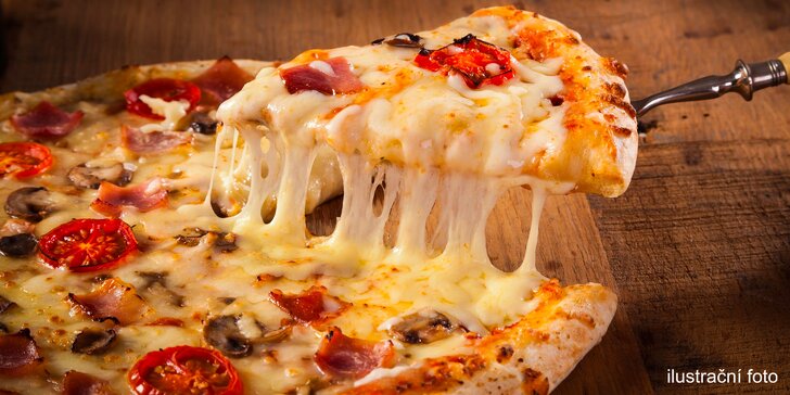 1 nebo 2 italské pizzy a k tomu nápoj podle výběru: Vinohrady nebo Malá Strana