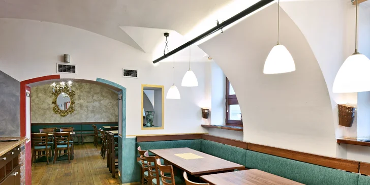 1 či 2 hlavní chody dle výběru z italské rodinné restaurace: salát, těstoviny, pizza i noky a risotta