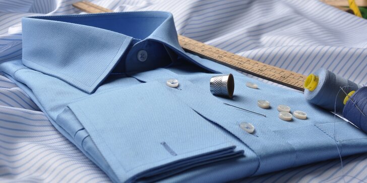 Oblečte svého milého do opravdového originálu: Luxusní košile šitá na míru i manžetové knoflíčky či ozdoba do klopy