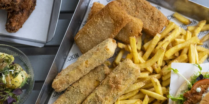 Voucher na 300–700 Kč do bistra Chickin: speciality z farmářských kuřat, přílohy i nápoje