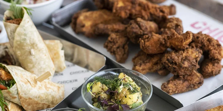 Voucher na 300–700 Kč do bistra Chickin: speciality z farmářských kuřat, přílohy i nápoje