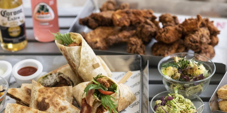 Voucher na 300–700 Kč do bistra Chickin: speciality z farmářských kuřat, přílohy i nápoje