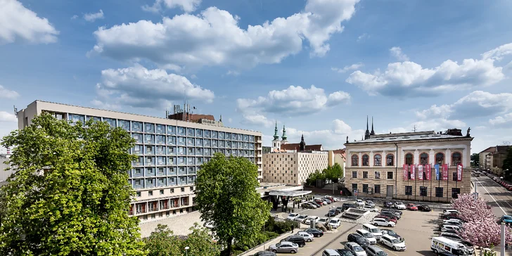 4* víkend v Brně: ubytování se snídaní, sleva do restaurace, VIDA centra i Aqualandu Moravia