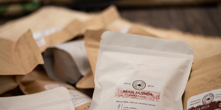 Dárkové balíčky zrnkové kávy z celého světa: Brazílie, Peru, Etiopie, Honduras i Kostarika