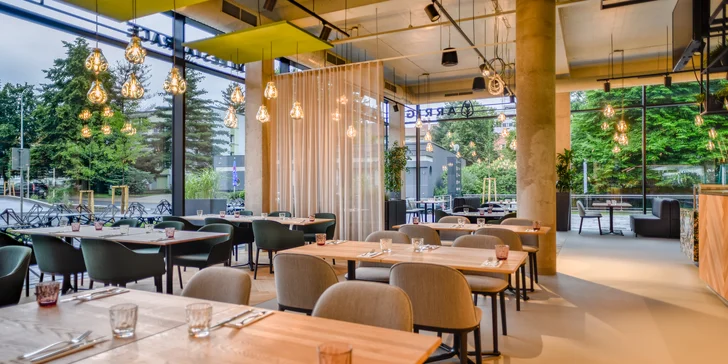 Moderní ubytování pro 2–4 osoby a poukaz do restaurace s unikátní gastronomií