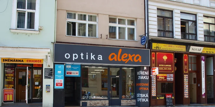 Poukaz na zboží oční optiky: vouchery v hodnotě 3000 a 5000 Kč