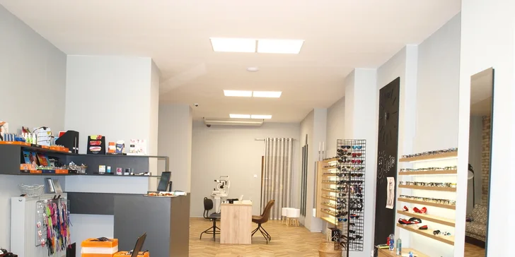 Poukaz na zboží oční optiky: vouchery v hodnotě 3000 a 5000 Kč