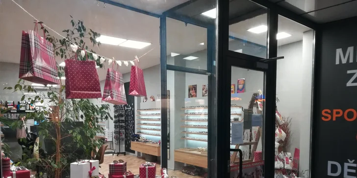 Poukaz na zboží oční optiky: vouchery v hodnotě 3000 a 5000 Kč