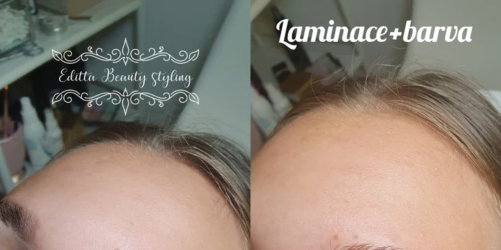 Pro krásný pohled: laminace obočí vč. úpravy a barvení i lash lifting