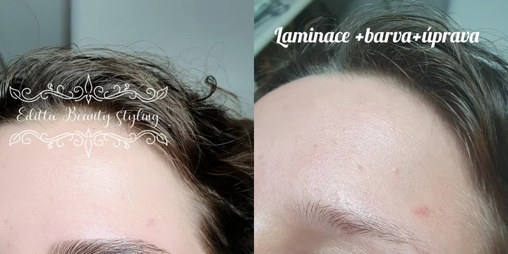 Pro krásný pohled: laminace obočí vč. úpravy a barvení i lash lifting