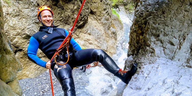 Seznamte se s canyoningem: víkendová akce pod Dachsteinem, ideální pro začátečníky a rodiny