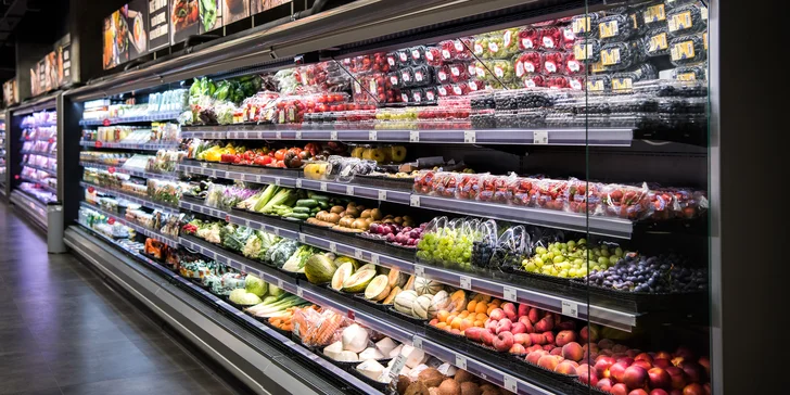 Poukazy na celý sortiment supermarketů a bister DELMART v hodnotě 200, 500 a 1000 Kč