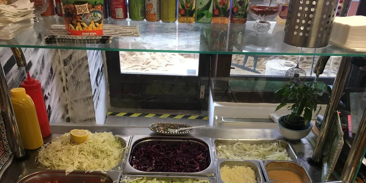 Kebab podle výběru nebo box s nápojem pro jednoho či dva vyhládlé pod Vítkovem