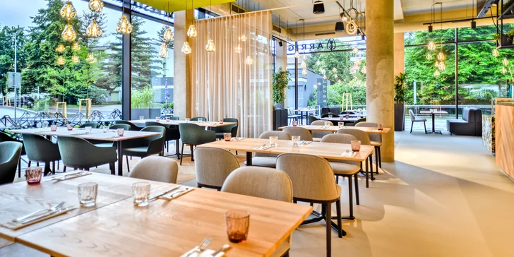 Moderní ubytování pro 2–4 osoby a poukaz do restaurace s unikátní gastronomií